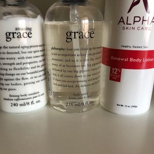 Amazing grace and AHA lotion